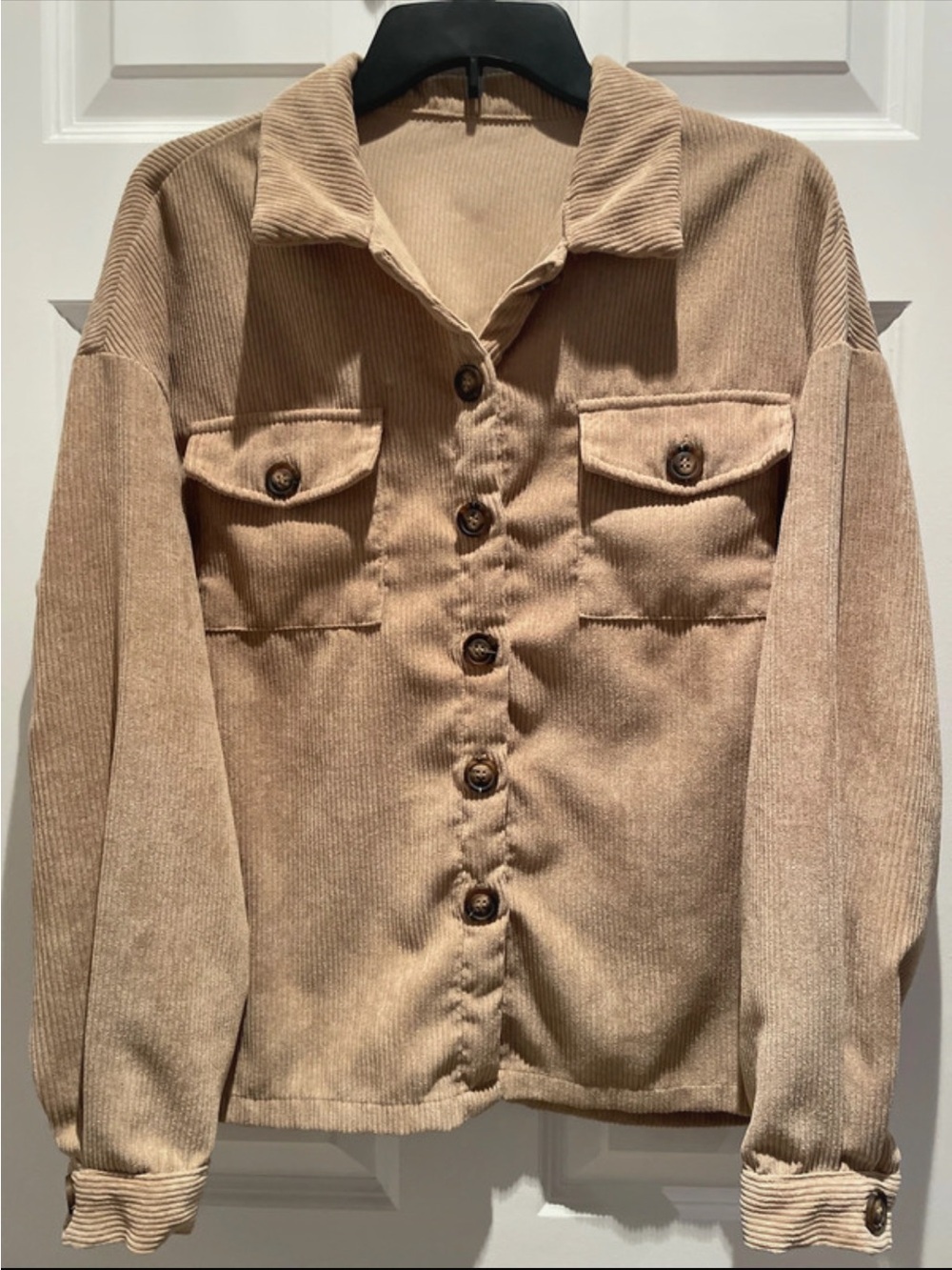 Corduroy-look shacket size Medium/Large